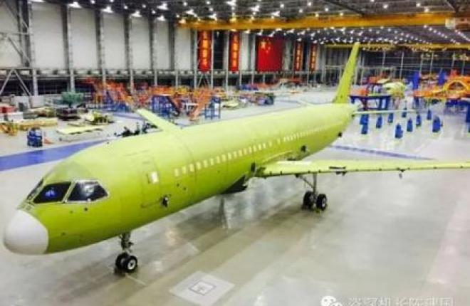 COMAC завершила стыковку всех элементов прототипа C919