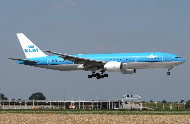 Самолет Boeing 777 авиакомпании KLM