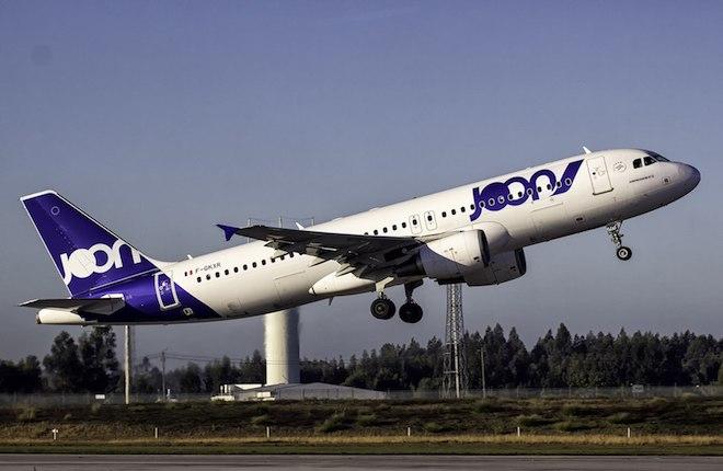 Самолет семейства Airbus A320 авиакомпании Joon