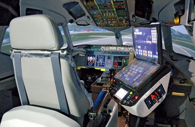 A Thales RealitySeven full-flight simulator for the SSJ 100 is now installed