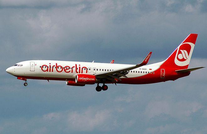 Авиакомпания Air Berlin прекратит полеты в конце октября