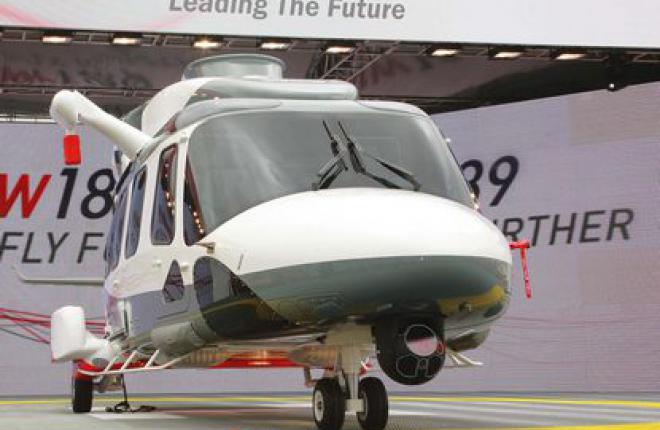 Первый полет AgustaWestland AW189 намечен на ноябрь, а сертификат типа на 2014г