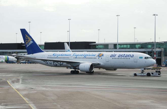 Самолет Boeing 767 авиакомпании Air Astana