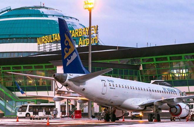 Air Astana в аэропорту Нур-Султан