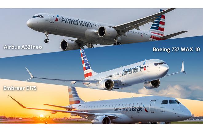 American Airlines разделила заказ на 260 самолетов между Airbus, Boeing и Embraer