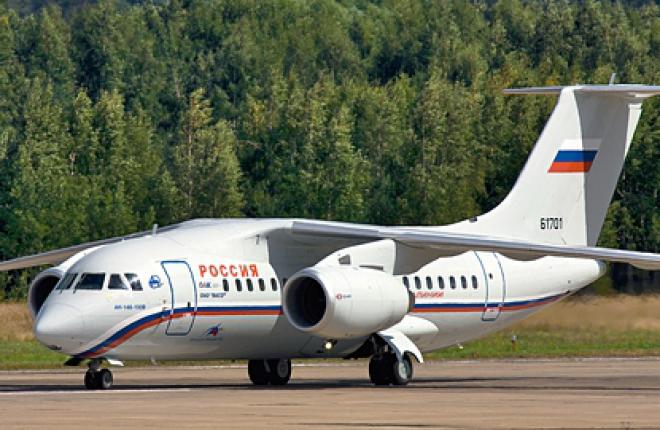 Самолет Ан-148 авиакомпании Россия