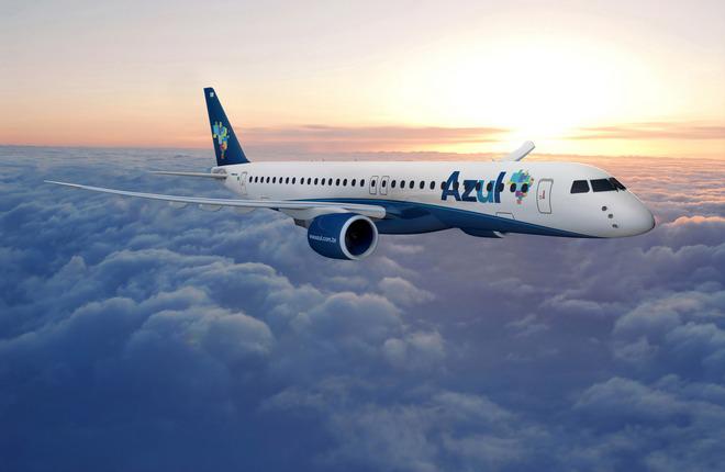 Стартовым эксплуатантом E195-E2 станет бразильская авиакомпания Azul