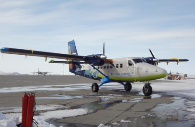 Третий самолет DHC-6 Twin Otter Series 400 прибыл на Чукотку