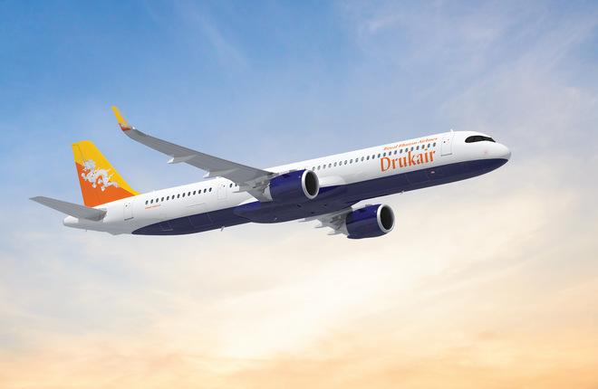 Флагманский перевозчик Бутана приобретет пять самолетов Airbus, включая A321XLR