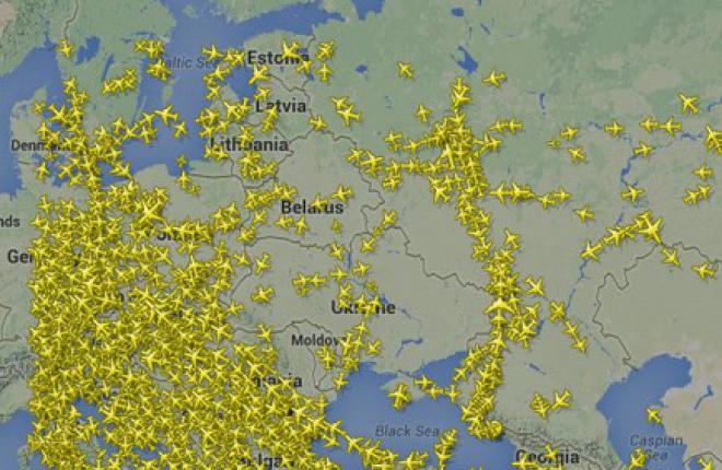 Авиакомпании отказались летать над территорией Украины