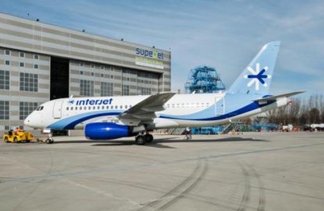 Авиакомпания Interjet получит первый самолет SSJ 100 весной 2013 года