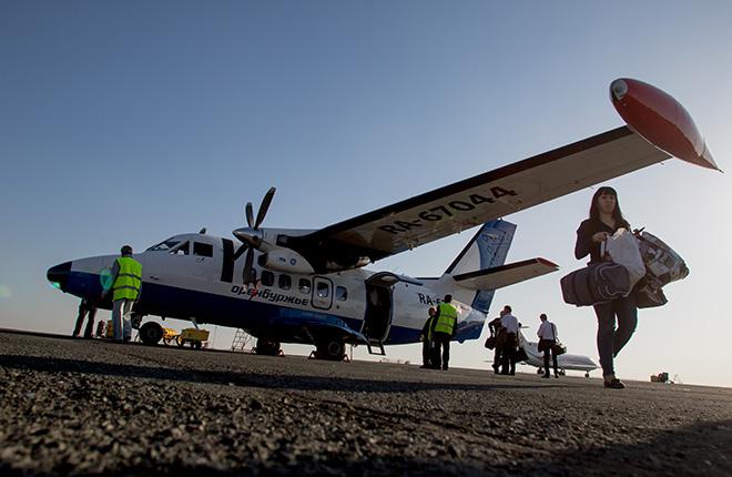 Самолет L-410 авиакомпании "Оренбуржье"