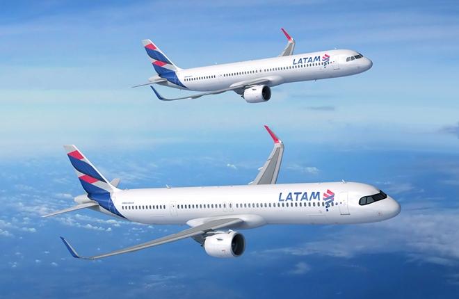 Авиакомпания LATAM довела портфель твердых заказов на узкофюзеляжные самолеты Airbus до 100 единиц