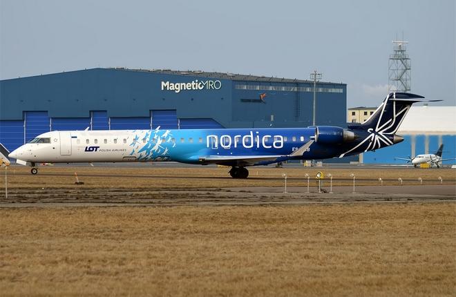 CRJ900 авиакомпании Nordica