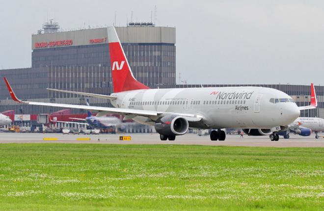 Самолет Boeing 737-800 авиакомпании Nordwind