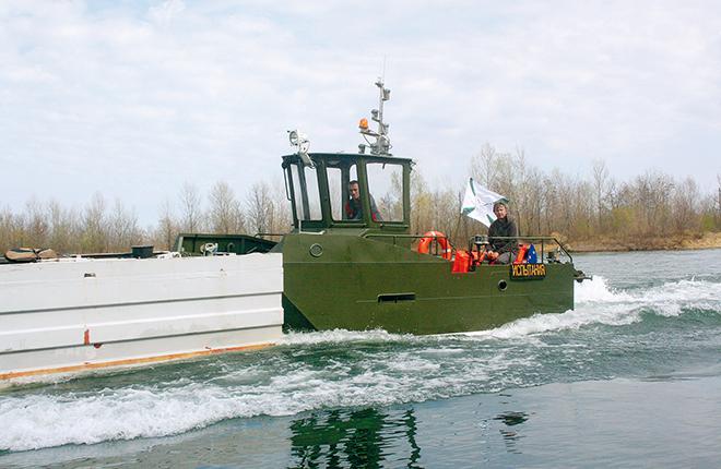 Понтон самоходный (толкач) ПСТ-1