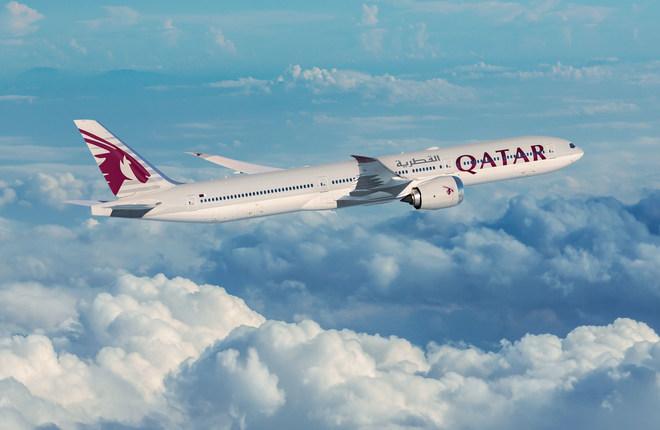 Количество заказов авиакомпании Qatar Airways на широкофюзеляжные самолеты Boeing 777X выросло до 94