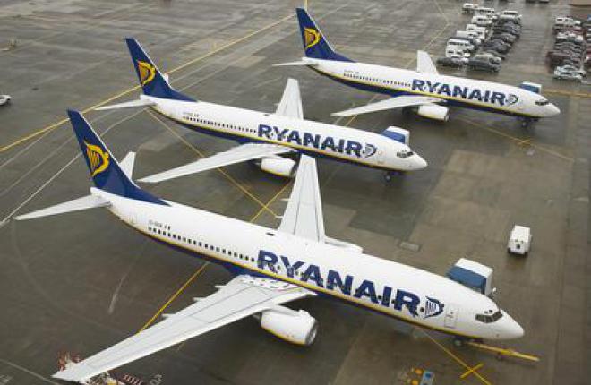 Чистая прибыль Ryanair выросла более чем в полтора раза