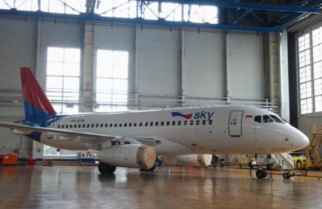 Авиакомпания Sky Aviation получила второй Sukhoi Superjet 100