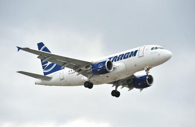 самолет авиакомпании Tarom