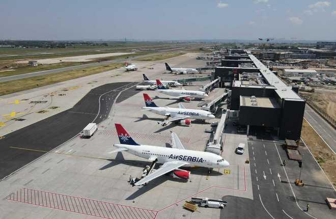 Пассажиропоток аэропорта Белграда вырос на 13% за полгода