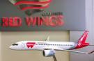 Модель самолета Airbus A220 авиакомпании Red Wings