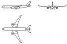 Проекции самолета CR929