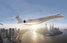 Сгенерированное компьютером изображение бизнес-джета Bombardier Global 7000